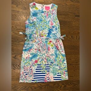 Lilly Pulitzer Marli Shift Dress Multi Postcards From Positano Gorgeous  Sz 8